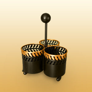 Black Metal serving Stand