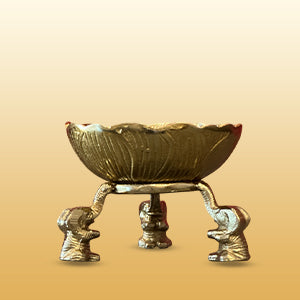 Aluminium Baby Elephant Urli