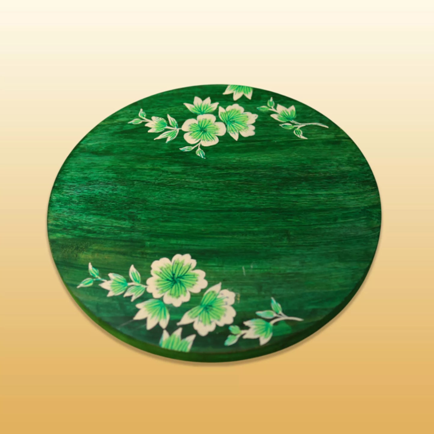 Floral Design painted Food plater