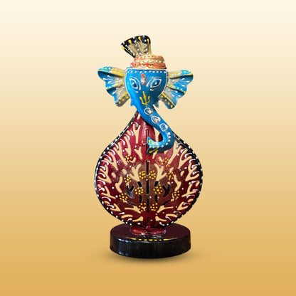Set of 3 Metal Ganesh with  T-Lite Holder