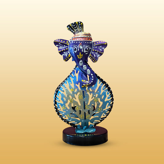 Set of 3 Metal Ganesh with  T-Lite Holder