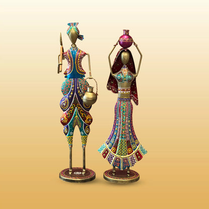 Iron Farmer Couple With Matka Lady