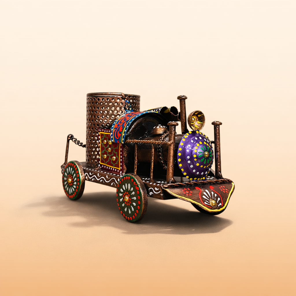 The Iron Painted Train Pen Stand Small