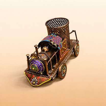 The Iron Painted Train Pen Stand Small