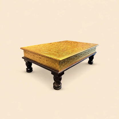 The Wooden Brass-Fitted Rectangle Bajot S/2